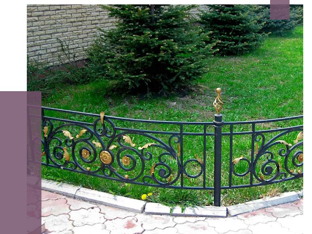 Кованые газонные ограждения в Бугульме от 7530 руб. — ПРОЛЁТ-Бгл