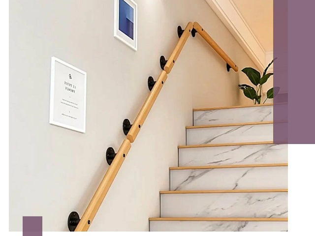 Поручни металлические и деревянные под ключ в Бугульме