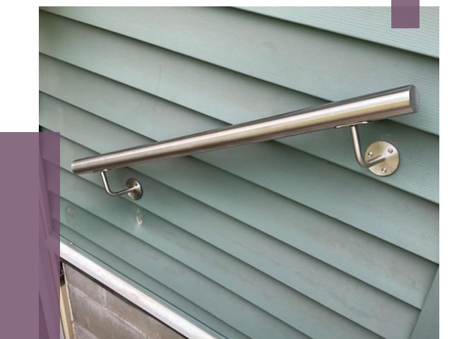 Поручни из нержавеющей стали в Бугульме от 7581 руб.  | ПРОЛЁТ-Бгл