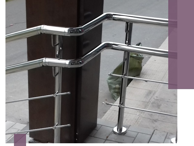 Монтаж поручней из нержавеющей стали в Бугульме качественно и быстро